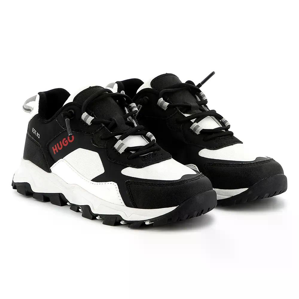 ヒューゴ G00306 トレーナーズ お坊っちゃん （ White ） | HUGO G00306 trainers Junior  [t]