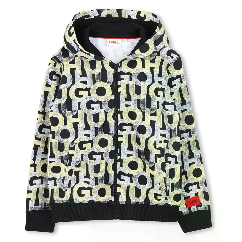 ヒューゴ G00358 セーター ジュニア （ Black/Yellow ） | HUGO G00358 sweater Junior [t]