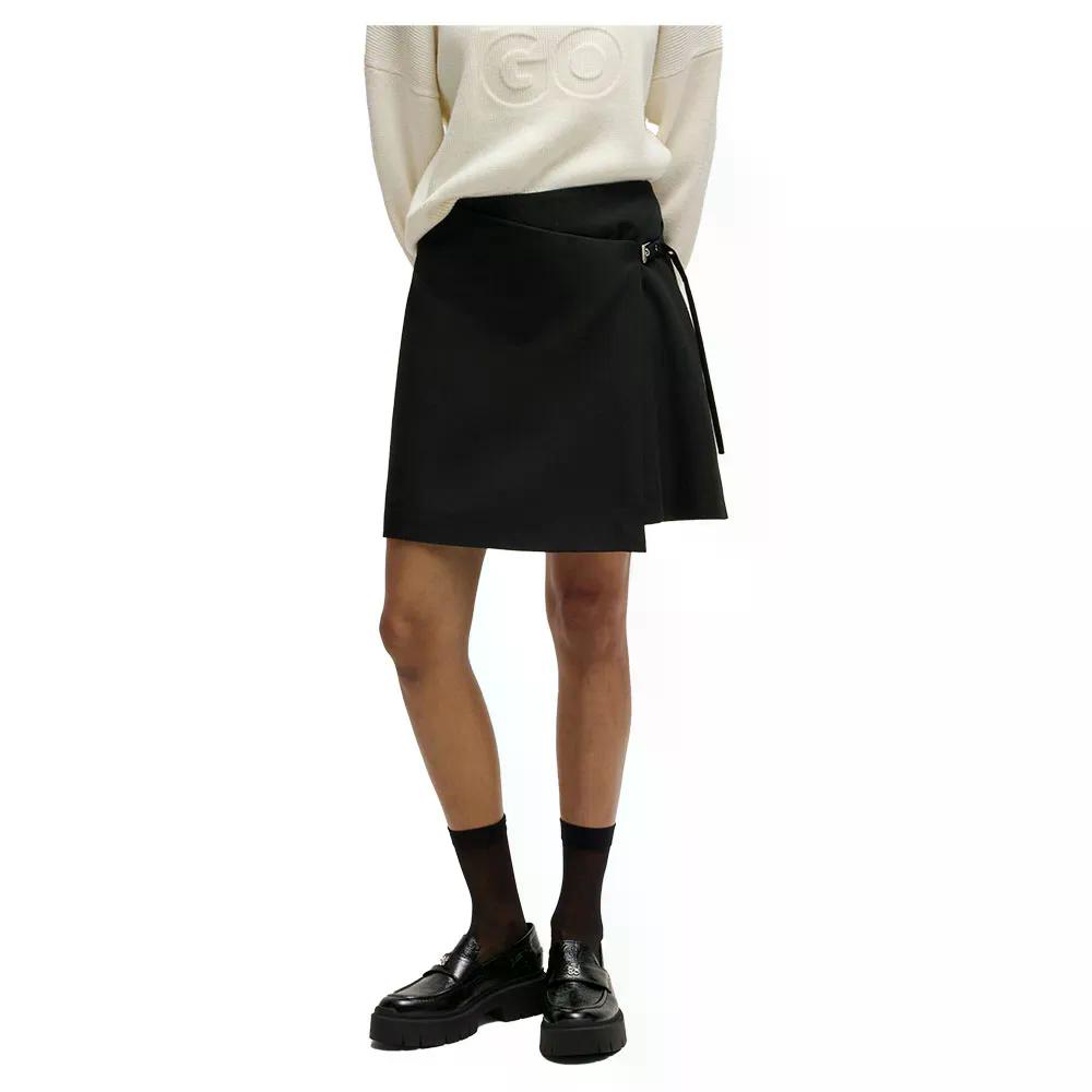 ヒューゴ ラル 10266928 ショート スカート ウーマン （ Black ） | HUGO Ralu 10266928 short skirt woman [t] 21,375円