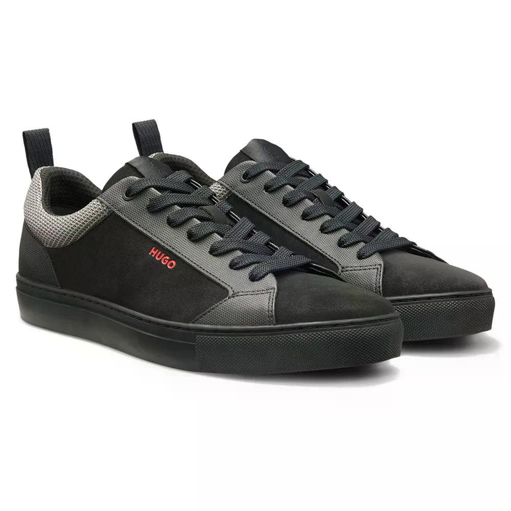 ヒューゴ ジーメンスロバート・エドワード・リー 10214647 トレーナーズ （ Black ） | HUGO Morrie 10214647 trainers  [t]