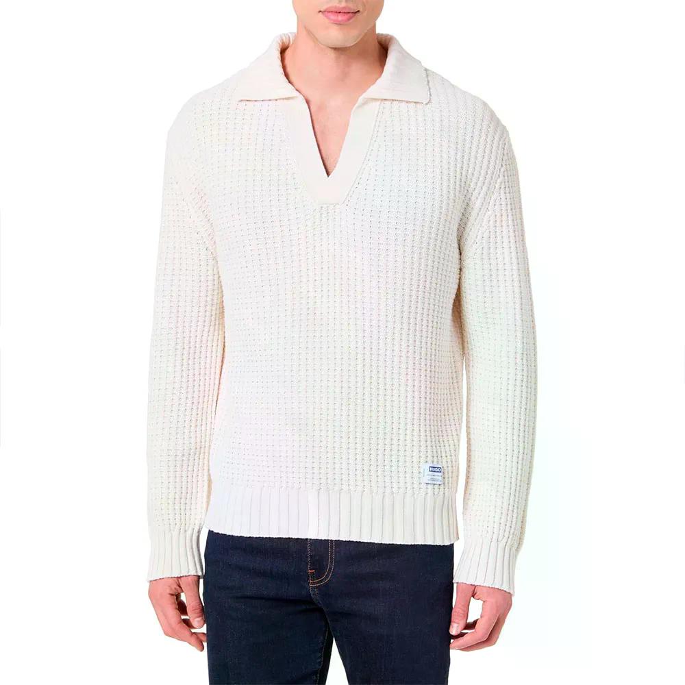 ヒューゴ スピロ 10274311 セーター （ OpenWhite ） | HUGO Spiro 10274311 sweater [t]