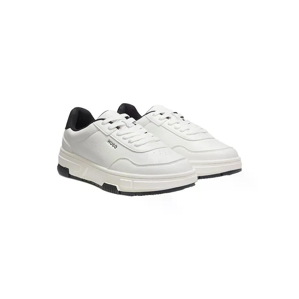 ヒューゴ ヤロー グルプ 10274185 01 トレーナーズ （ OpenWhite ） | HUGO Yarrow Grpu 10274185 01 trainers  [t]