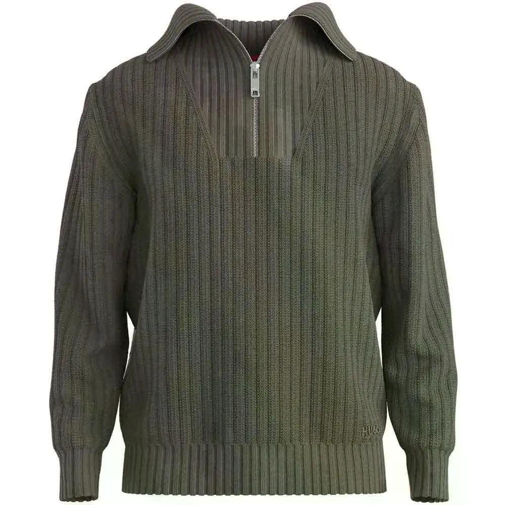 ヒューゴ スリグ 10273673 01 セーター （ MediumGrey ） | HUGO Srigg 10273673 01 sweater [t]｜クライムスワールド 店