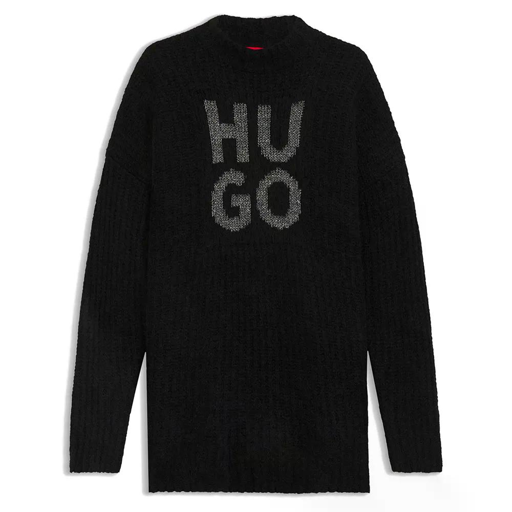 ヒューゴ スログイス 10274080 01 スウェーター 成人女性 （ Black001 ） | HUGO Sloguis 10274080 01 sweater woman  [t]
