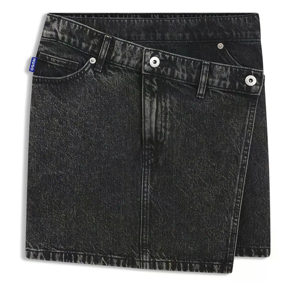 ヒューゴ 天の川 110268000 ジーンズ スコート 成人女性 （ Black ） | HUGO Galaxy 110268000 denim skirt woman  [t]