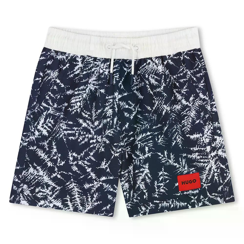 ヒューゴ G00978 スイミング ショーツ ジュニア （ Blue/White ） | HUGO G00978 swimming shorts Junior [t]