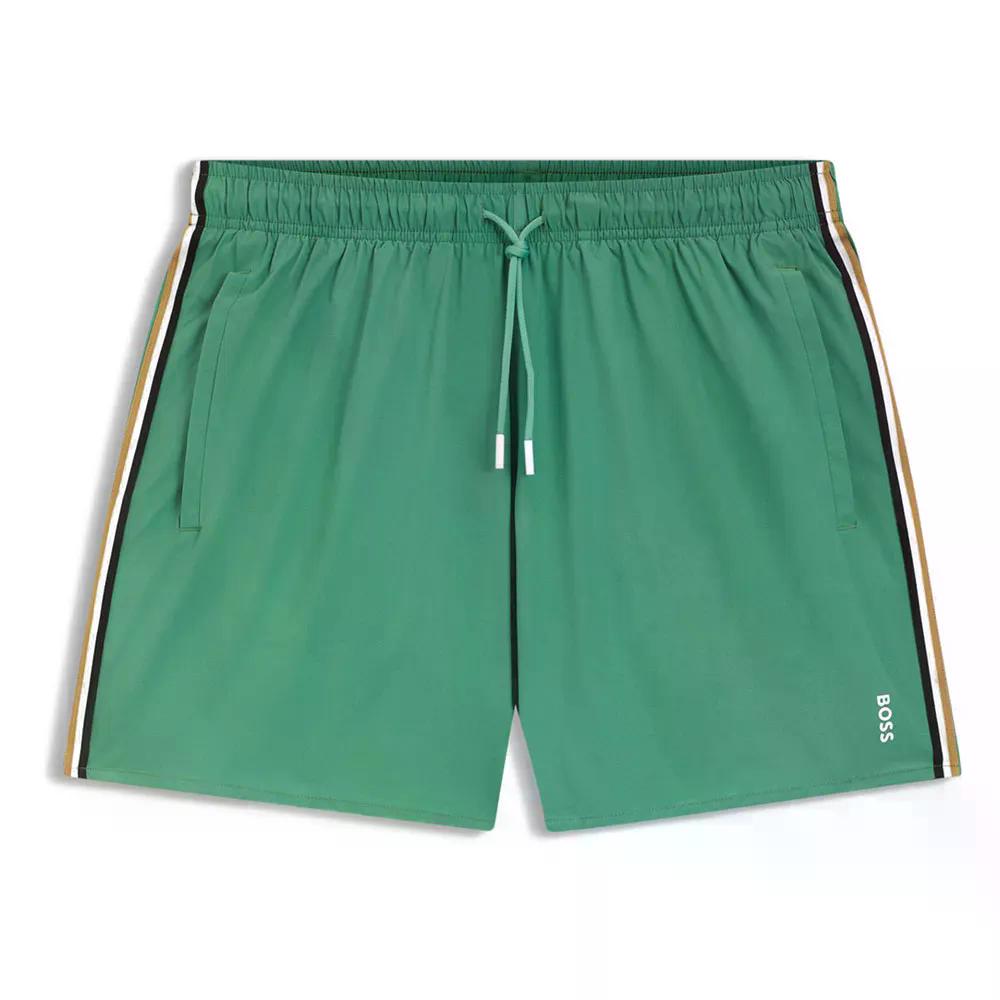 ボス アイコニック 10239741 01 スイムトランクス （ OpenGreen ） | BOSS Iconic 10239741 01 Swim Trunks [t]｜クライムスワールド 店
