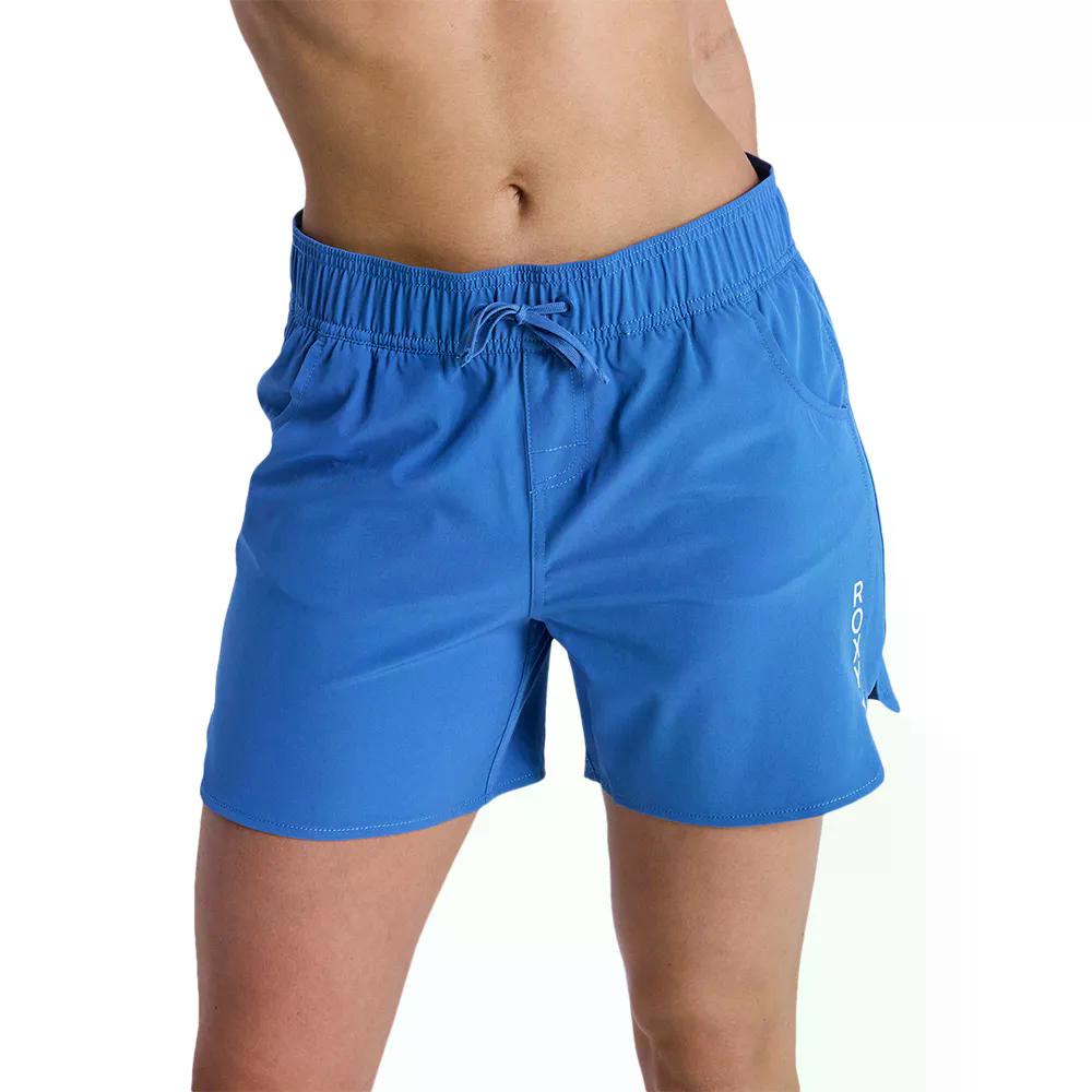 ロキシー 縮くれる 5in ゲーム盤さる股引き レディース （ DutchBlue ） | ROXY Wave 5-Inch Boardshorts Women  [t] メンズファッション-水着