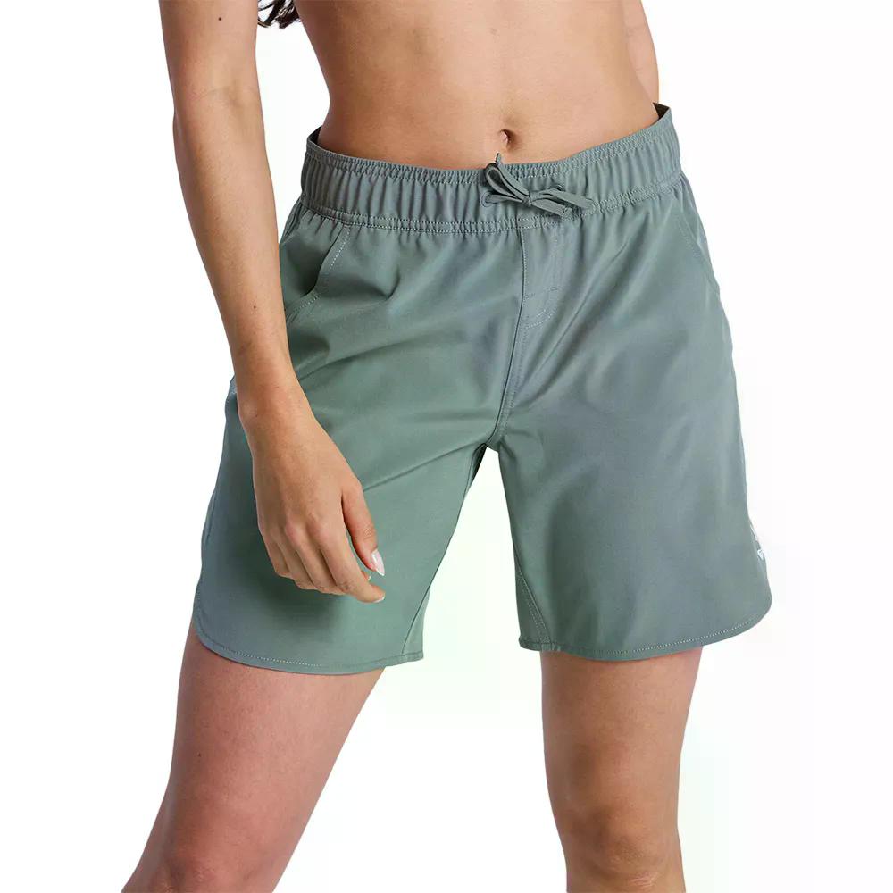 ロキシー ウェーブ 7インチ ボードショーツ レディース （ AgaveGreen ） | ROXY Wave 7-Inch Boardshorts Women [t]