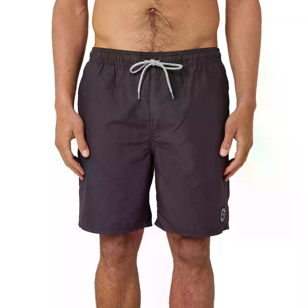 上唇長い巻き毛 生やさしい リビング ヴォレー スイムショーツ （ Black ） | RIP CURL Easy Living Volley Swim Shorts  [t]