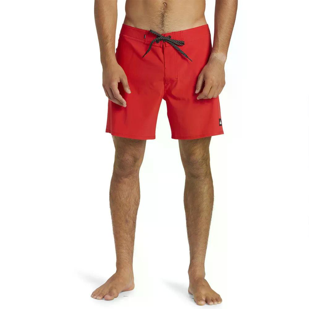 クイックしろがね色 サーフ地絹 スイムショーツ （ HighRiskRed ） | QUIKSILVER Surf Silk Swim Shorts  [t]