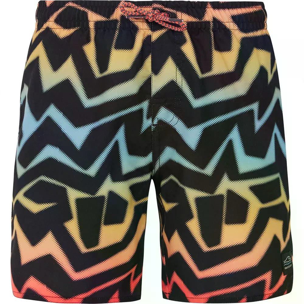 不服申し立て 乾荒原 御坊っちゃん スイムショーツ （ TrueBlack ） | PROTEST Desert Junior Swim Shorts  [t]