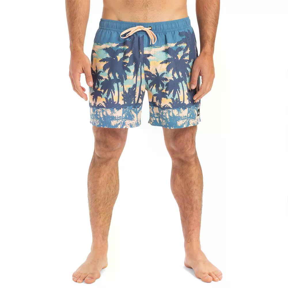 QUIKSILVER Everyday Straight Volley 15   水浴びズボン下 （ CoronetBlueTropicamo ）  [t]