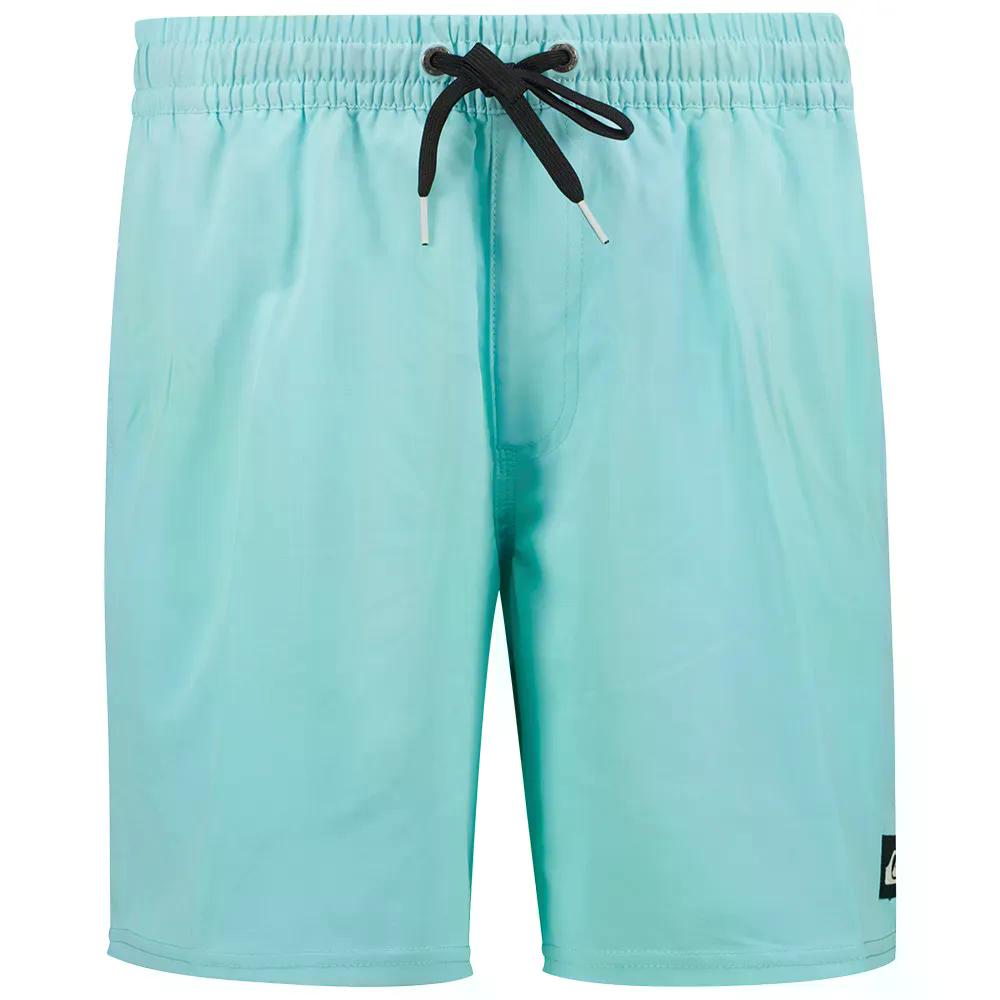 クイックしろがね色 SPL サーフ地絹 パイプド ヴォレー 16in スイムショーツ （ AquaSky ） | QUIKSILVER Spl Surfsilk Piped Volley 16\u0027\u0027 Swim Shorts  [t]