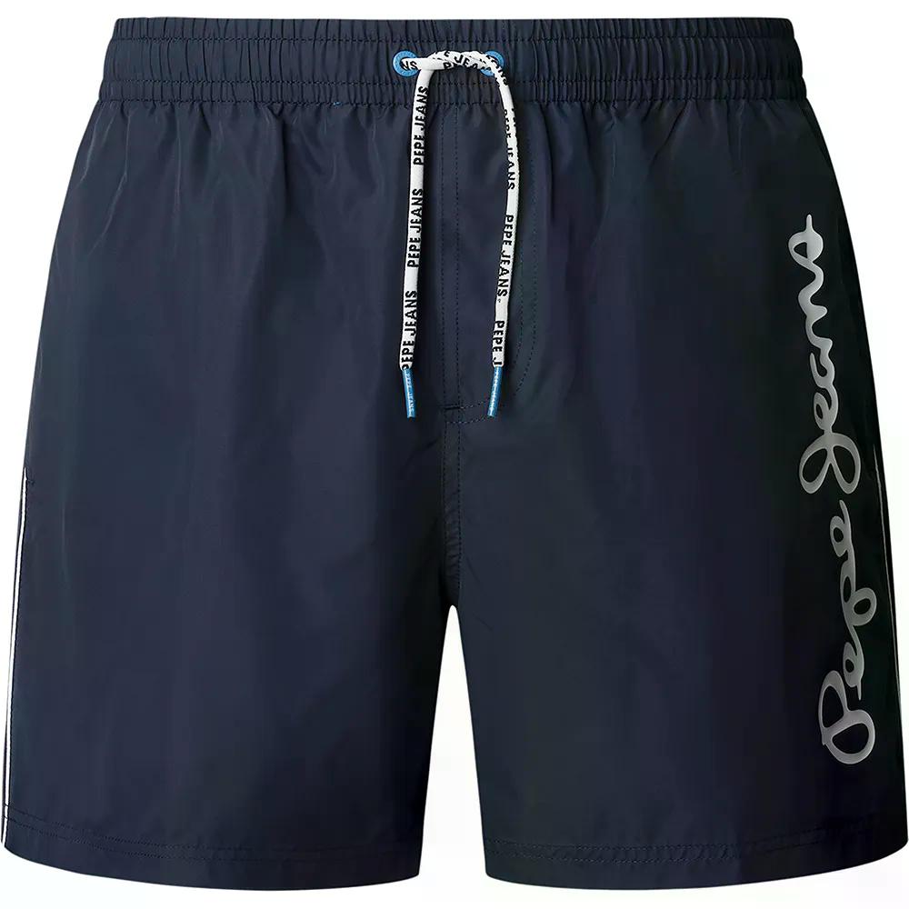 ペペジーンズ ロゴタイプ スイムショーツ （ Navy ） | PEPE JEANS Logo Swim Shorts  [t]