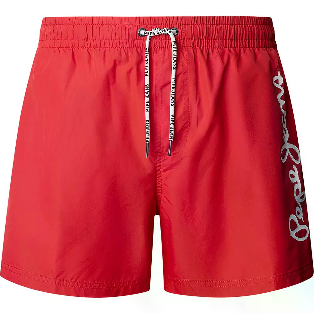 ペペジーンズ ロゴタイプ スイムショーツ （ RoyalRed ） | PEPE JEANS Logo Swim Shorts  [t]