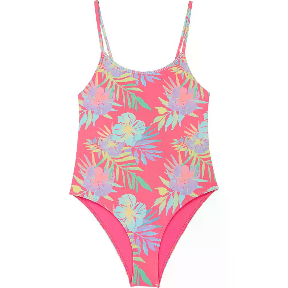 ロキシー アクアレラ 水泳着 （ SangriaSunsetAquarellaRg ） | ROXY Aquarella Swimsuit  [t]