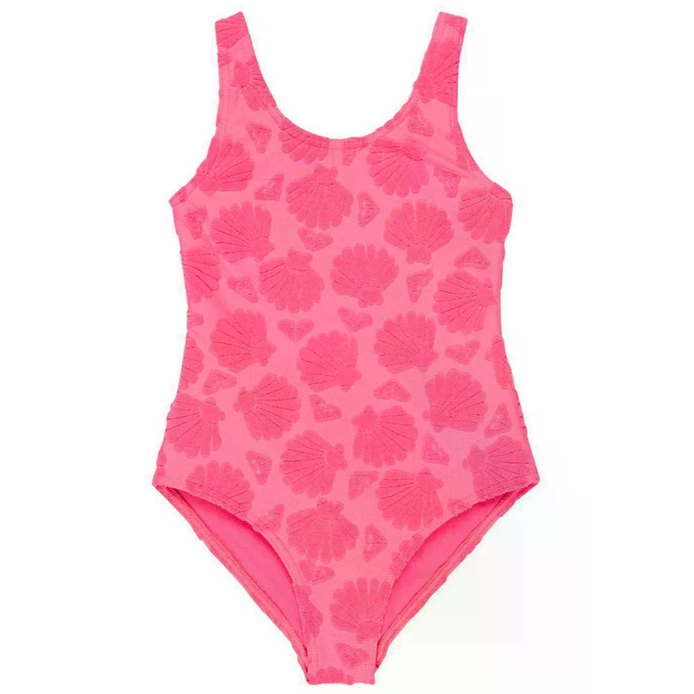 ロキシー 外殻 意気ごみ お坊っちゃん 水泳着 （ SangriaSunsetShellDreams ） | ROXY Shell Dream Junior Swimsuit  [t]