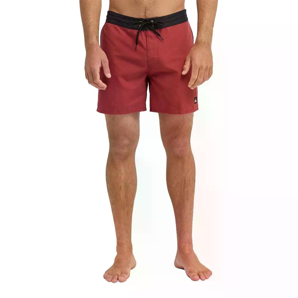 クイックしろがね色 エブリデイ 二分の一ジャム 16in スイムショーツ （ BurntRusset ） | QUIKSILVER Everyday Half Jam 16\u0027\u0027 Swim Shorts  [t]