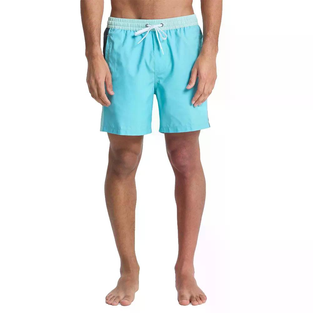 クイックしろがね色 エブリデイ ホームズ ヴォレー 16in スイムショーツ （ AquaHolmes ） | QUIKSILVER Everyday Holmes Volley 16\u0027\u0027 Swim Shorts  [t]