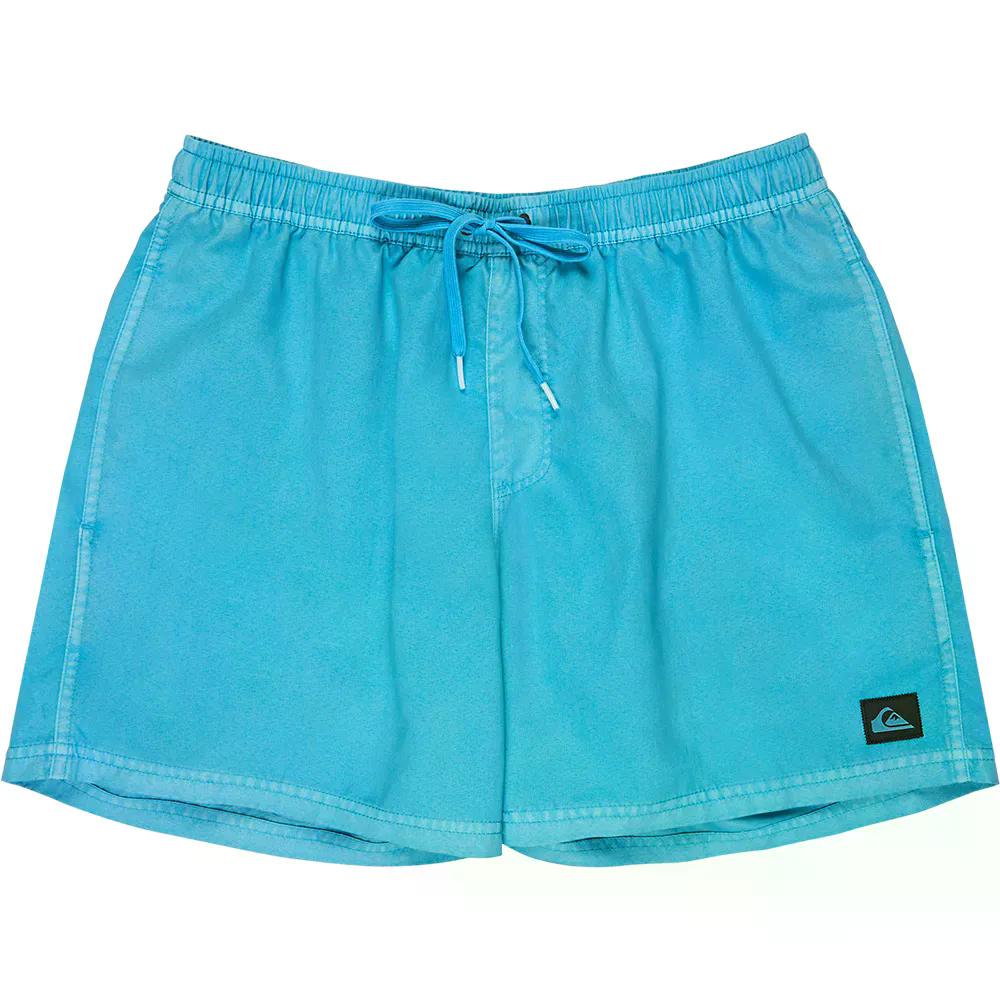 クイックしろがね色 エブリデイ サーフウォッシュ ヴォレー 15in スイムショーツ （ Aqua ） | QUIKSILVER Everyday Surfwash Volley 15\u0027\u0027 Swim Shorts  [t]