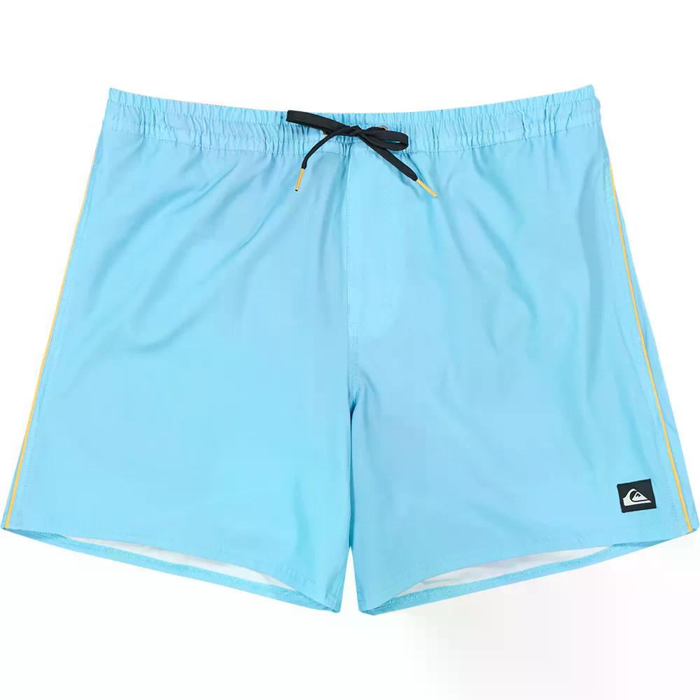 クイックしろがね色 伸ばすこと パイプド ヴォレー 16in スイムショーツ （ Aqua ） | QUIKSILVER Stretch Piped Volley 16\u0027\u0027 Swim Shorts  [t]