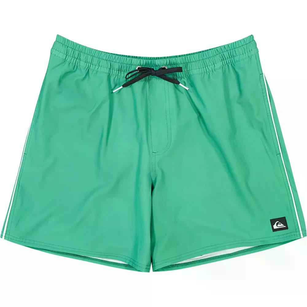 クイックしろがね色 伸ばすこと パイプド ヴォレー 16in スイムショーツ （ Leprechaun ） | QUIKSILVER Stretch Piped Volley 16\u0027\u0027 Swim Shorts  [t]