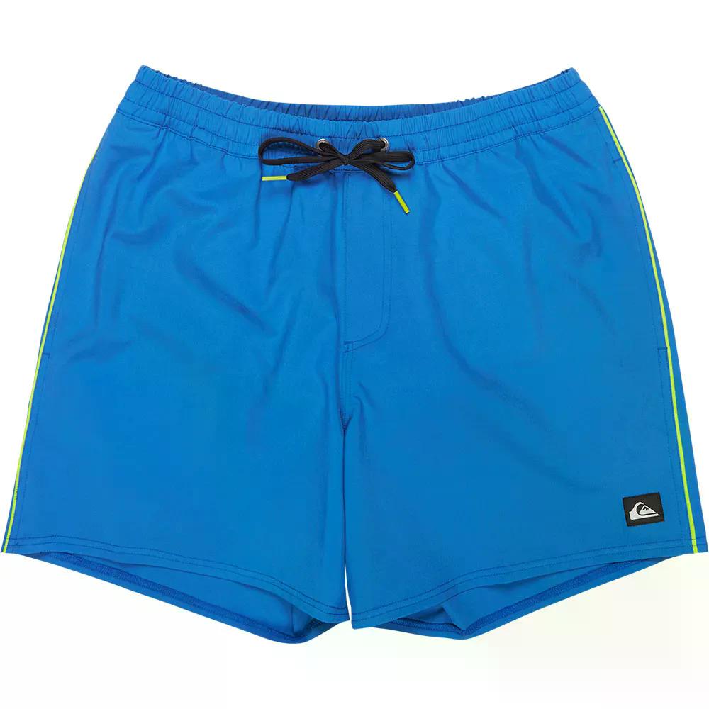 クイックしろがね色 伸ばすこと パイプド ヴォレー 16in スイムショーツ （ NebulasBlue ） | QUIKSILVER Stretch Piped Volley 16\u0027\u0027 Swim Shorts  [t]
