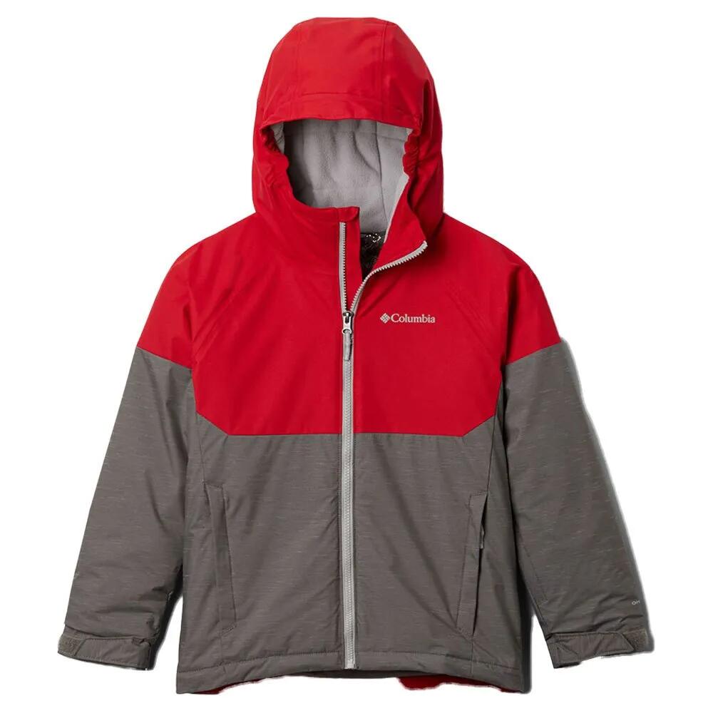コロンビア アルパイン アクション II ボーイズ ジャケット （ CityGreyHeather/MtnRed ） | COLUMBIA Alpine ActionII Boys jacket [t]｜クライムスワールド 店