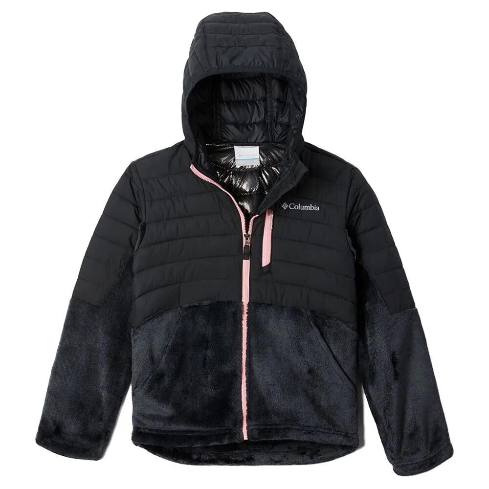 コロンビア 黒色火薬 ともし火 ガールズ ノベルティ 上衣 （ Black ） | COLUMBIA Powder Lite Girls Novelty jacket [t] ウェア-アウトドア-スポーツ・アウトドア