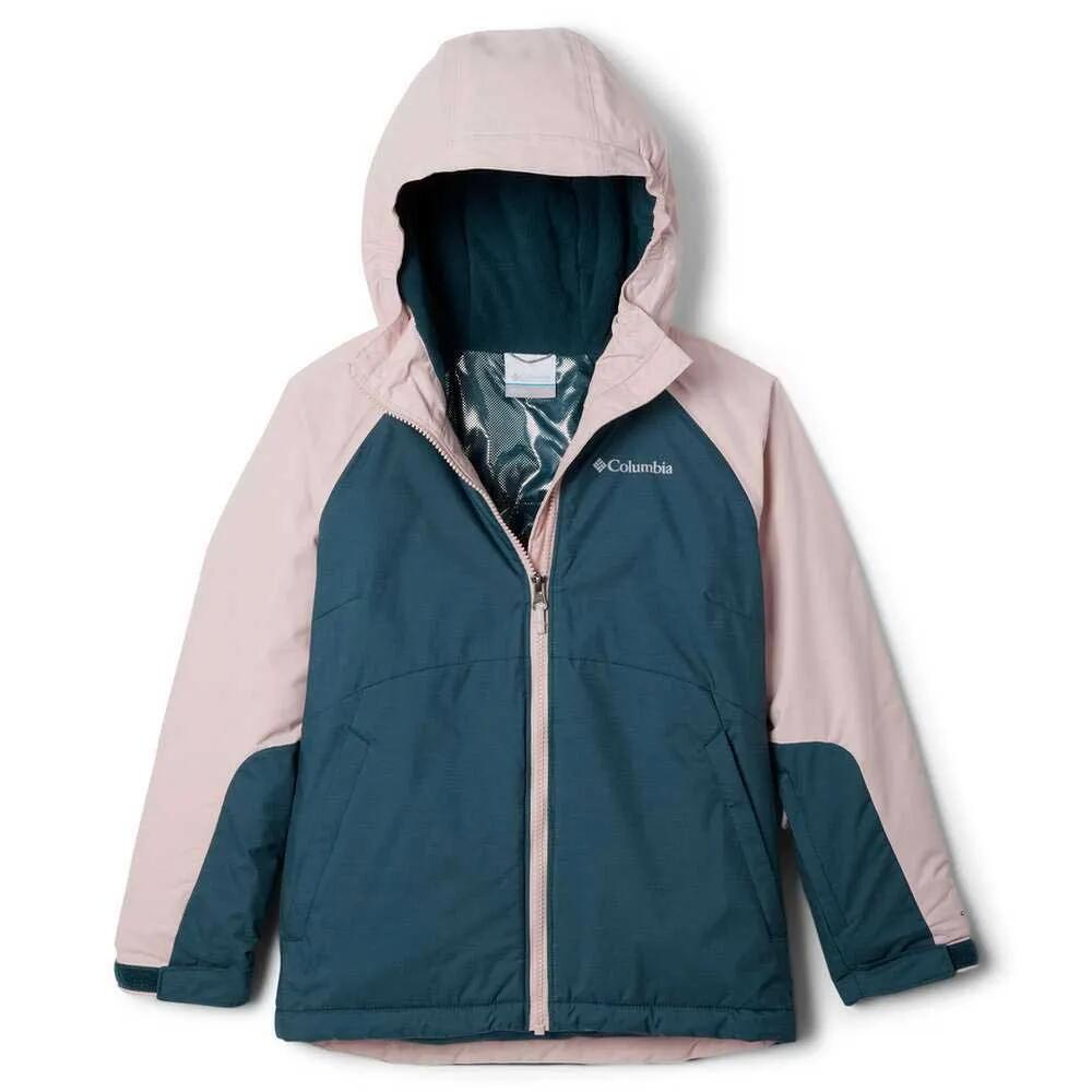 コロンビア アルパイン 動き II ガールズ 上衣 （ NightWaveHeather/DustyPink ） | COLUMBIA Alpine ActionII Girls jacket [t] キッズ・ジュニア用ウェア-アウトドア