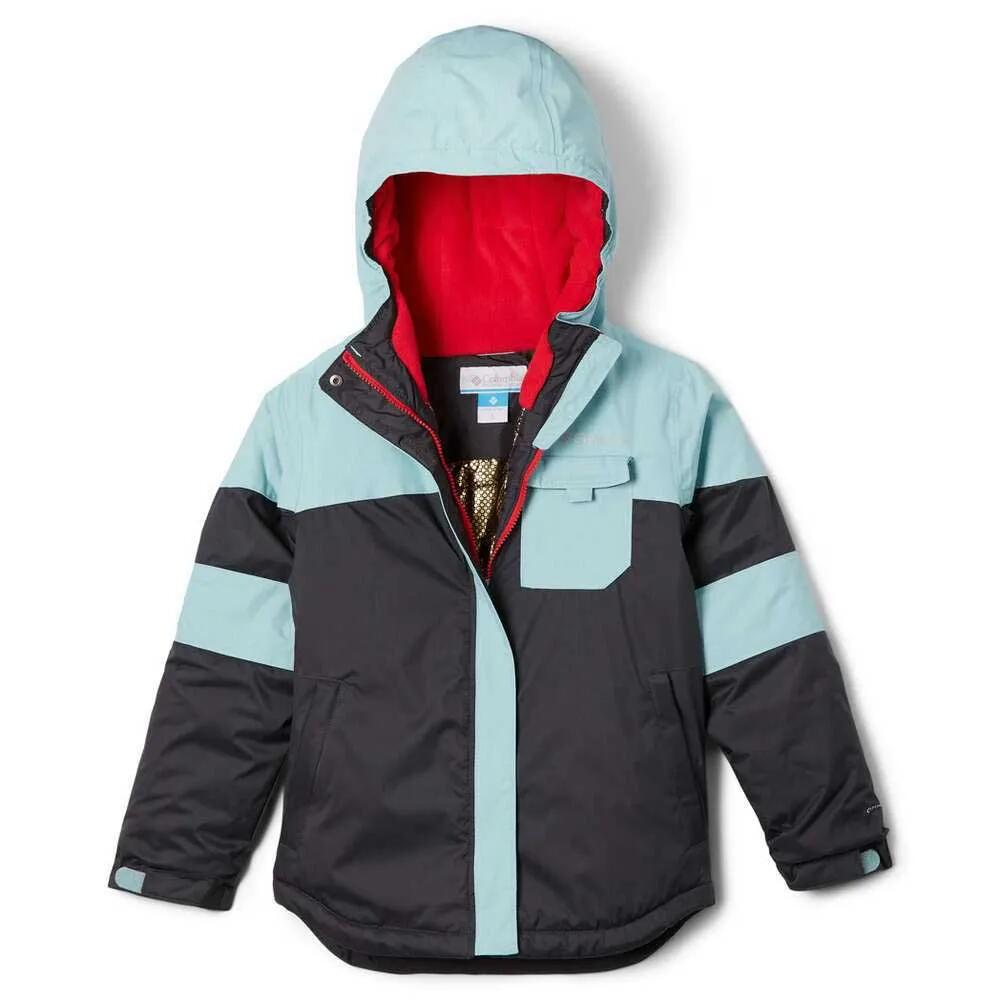 コロンビア マイティ モーグル II ジュニア ソフトシェル ジャケット （ Shark/AquaHaze ） | COLUMBIA Mighty Mogul II Junior softshell jacket [t]