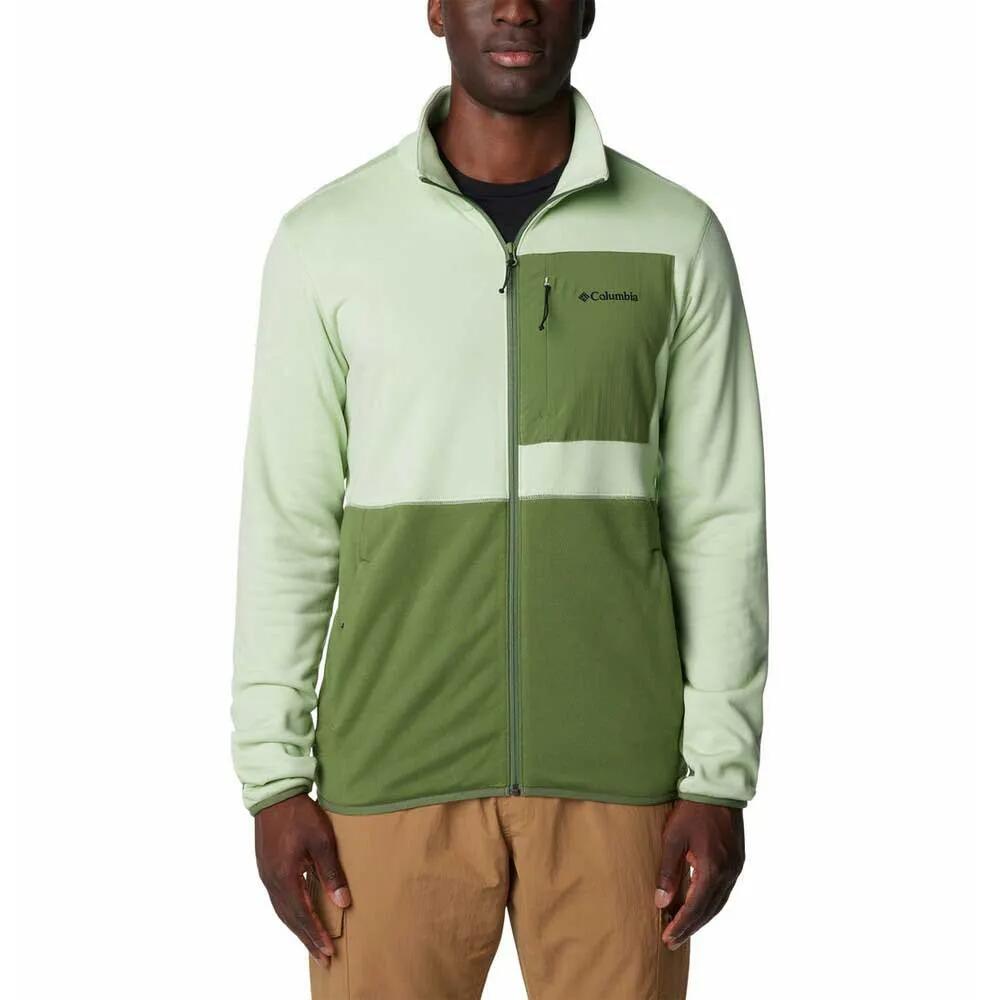 コロンビア 山歩き フルジップ トレイナー （ SageLeaf/Canteen/Canteen ） | COLUMBIA Hike full zip sweatshirt [t] その他-スポーツ・アウトドア-ウェア