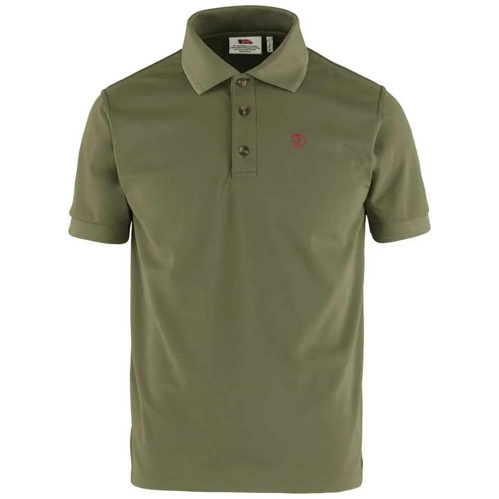 フェールラーベン クロウリー ピケ シャツ ショートスリーブ ポロ （ LightOlive ） | Fjallraven Crowley Pique Shirt short sleeve polo [t]