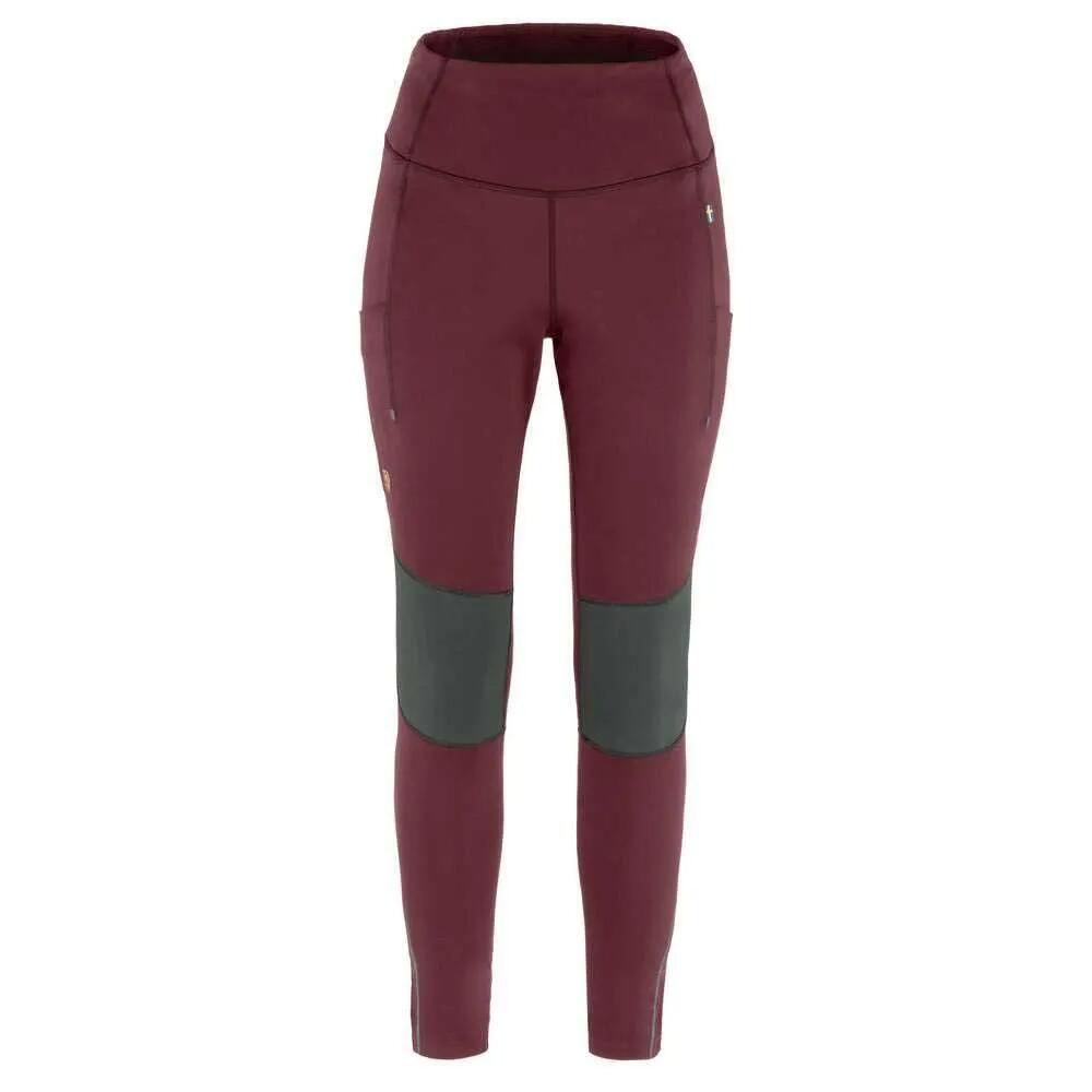 フェールラーベン アビスコ ヴァルム トレッキング レギンス レディース （ Port/IronGrey ） | FjallRaven Abisko Varm TrekkingLeggings Women [t]