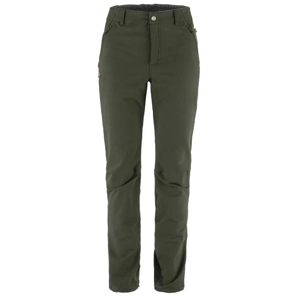 フェールラーベン アビスコ 冬期 伸ばすこと ズボン下 レディース （ DeepForest ） | Fjallraven Abisko Winter Stretch Pants Women [t]