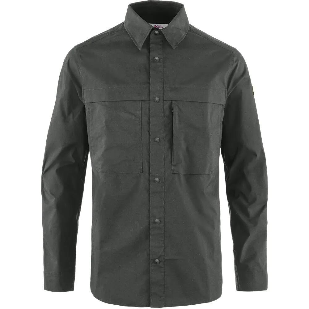 フェールラーベン アビスコ トレイル ロングスリーブ シャツ （ DarkGrey ） | Fjallraven Abisco Trail long sleeve shirt [t]