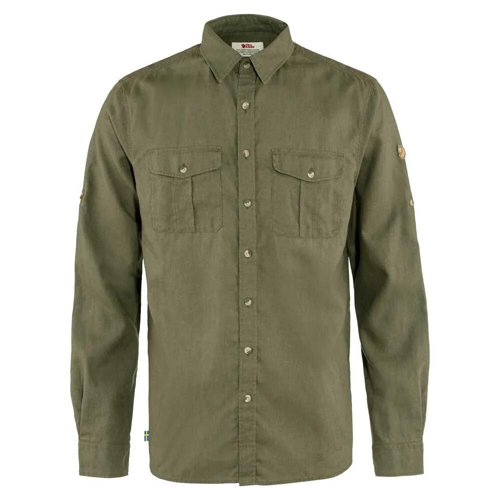 フェールラーベン オーヴィック 周遊 ロング衣手 プルオーバー （ Green ） | Fjallraven Ovik Travel long sleeve shirt [t]
