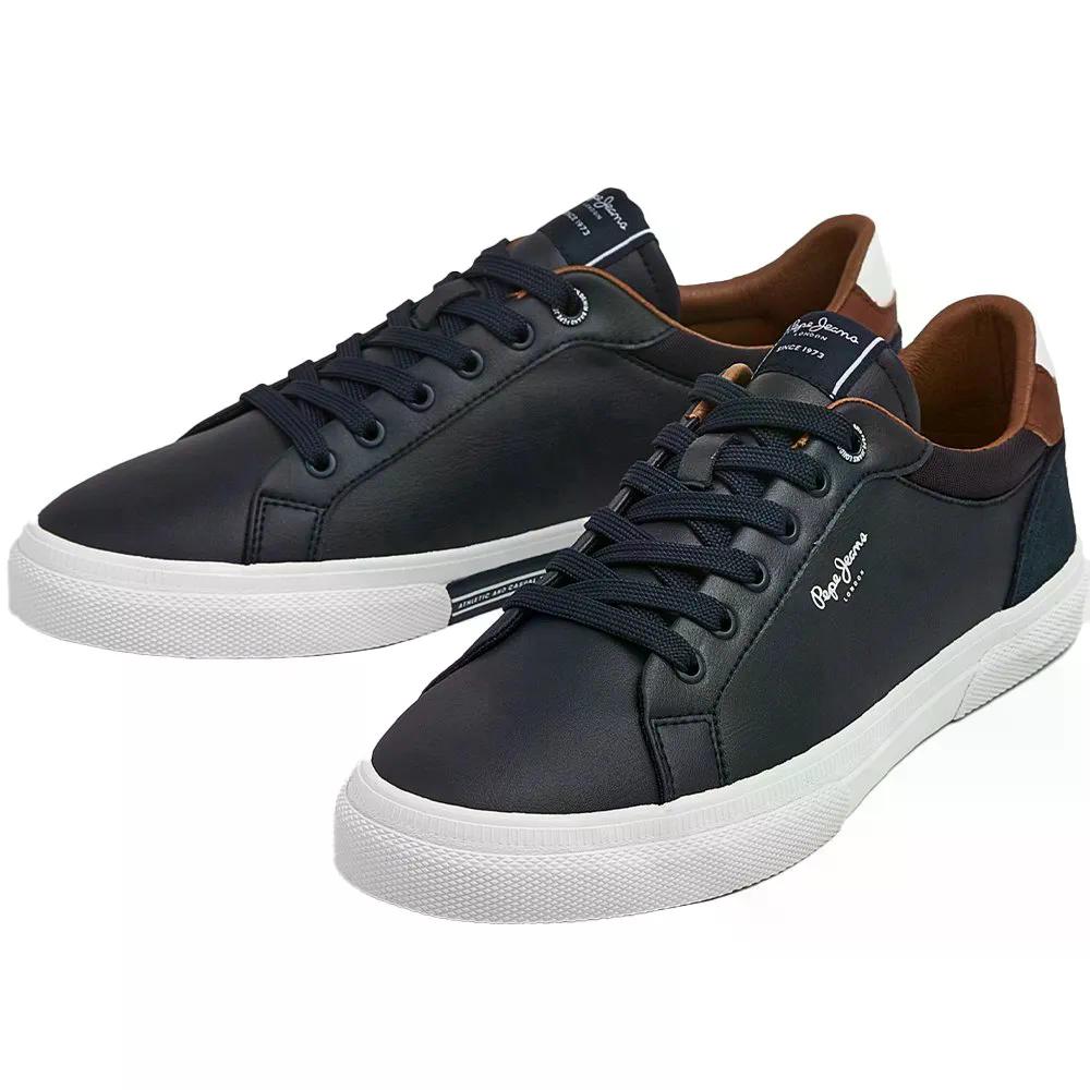 ペペ ジーンズ ケントン コート スニーカー （ Navy ） | PEPE JEANS Kenton Court trainers [t] 9,324円