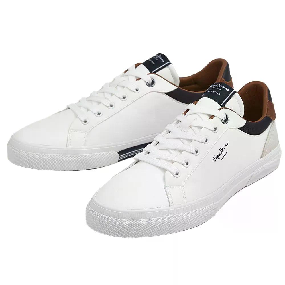 ペペ ジーンズ ケントン コート スニーカー （ White ） | PEPE JEANS Kenton Court trainers [t]