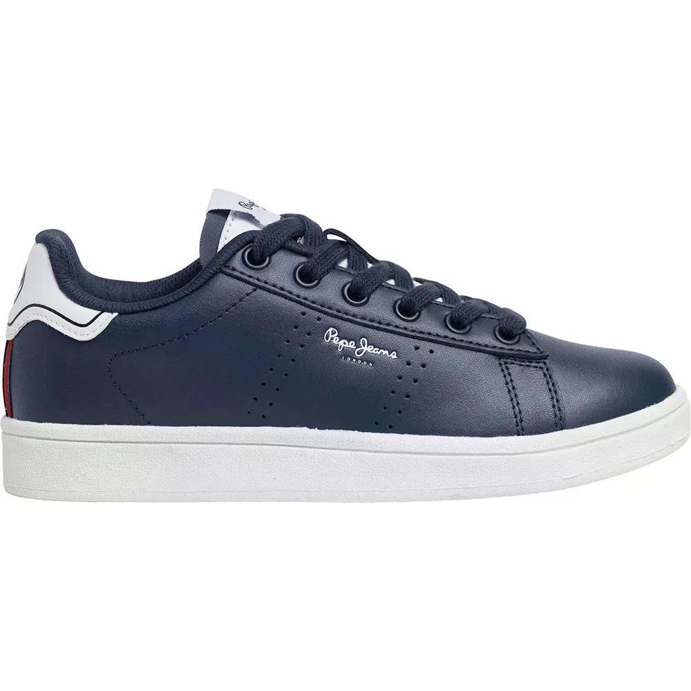 ペペ ジーンズ プレイヤー エア スニーカー こども用 （ Navy ） | PEPE JEANS Player Air trainers Boys [t]