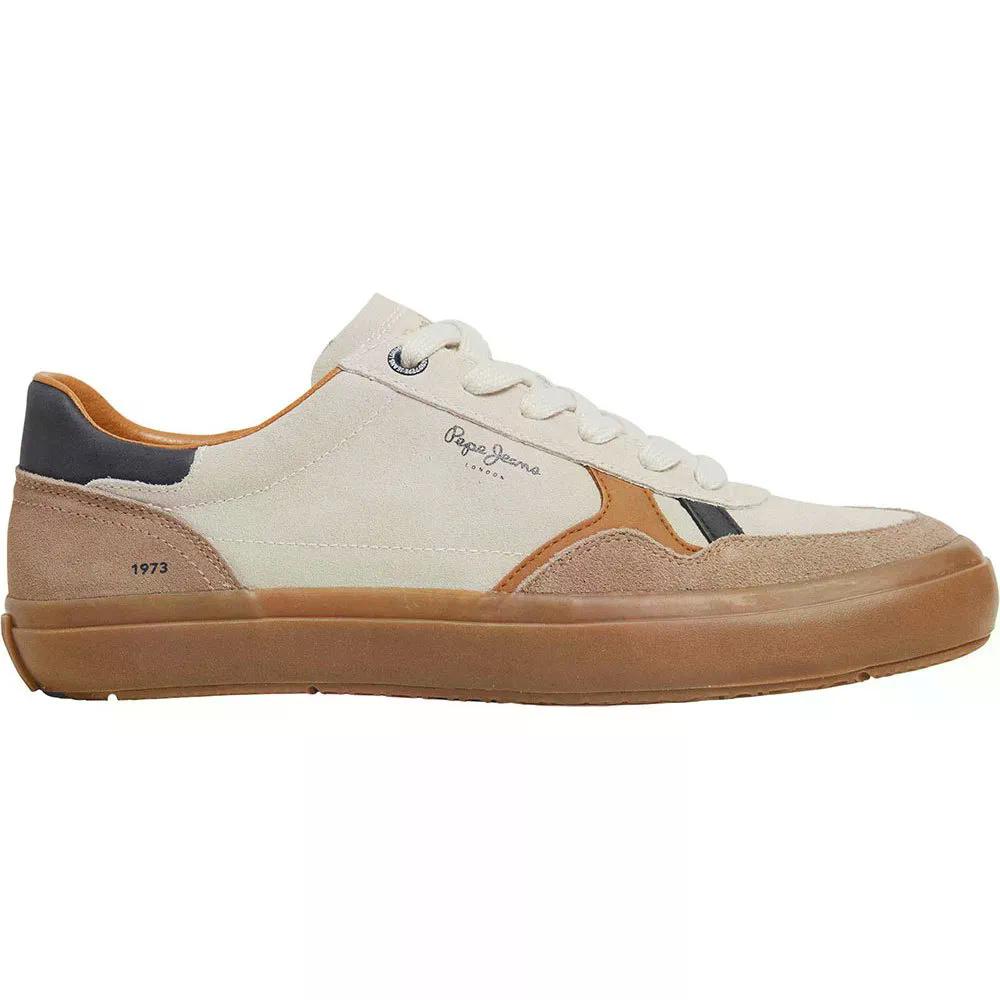ペペ ジーンズ トラヴィス レトロ スニーカー （ ChalkWhite ） | PEPE JEANS Travis Retro trainers [t]
