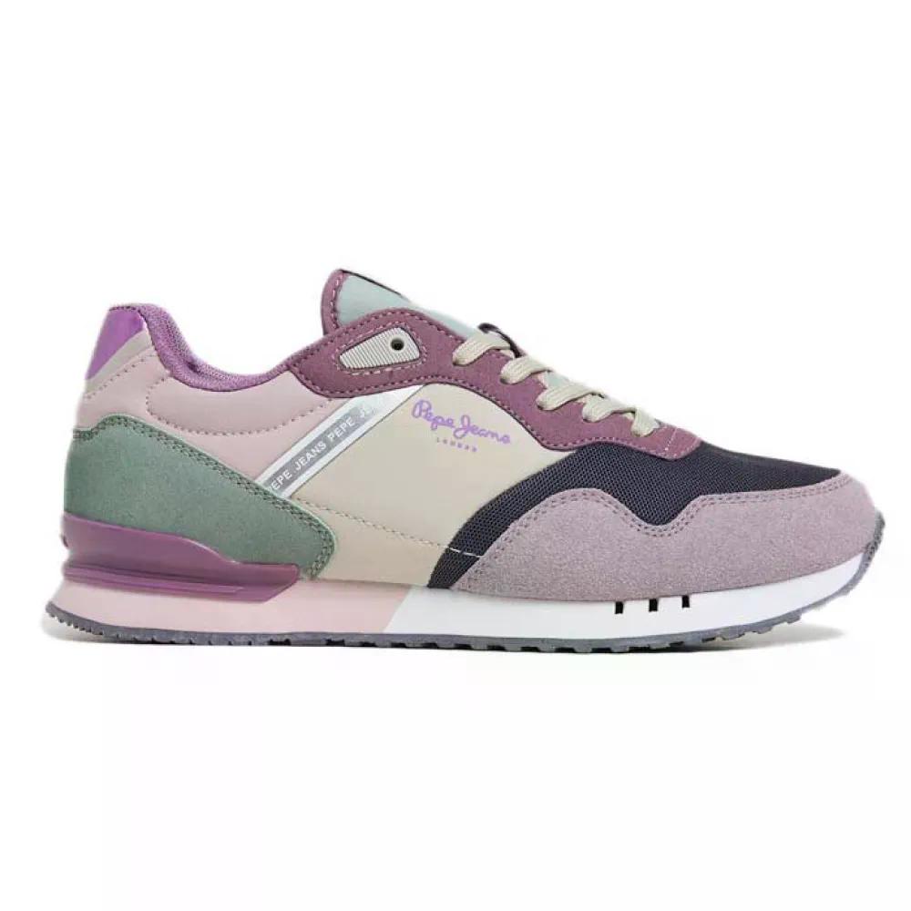 ペペ デニム 英国の首都 アーバンズ スニーカー レディース （ BleachPink ） | PEPE JEANS London Urbans trainers Womens  [t]