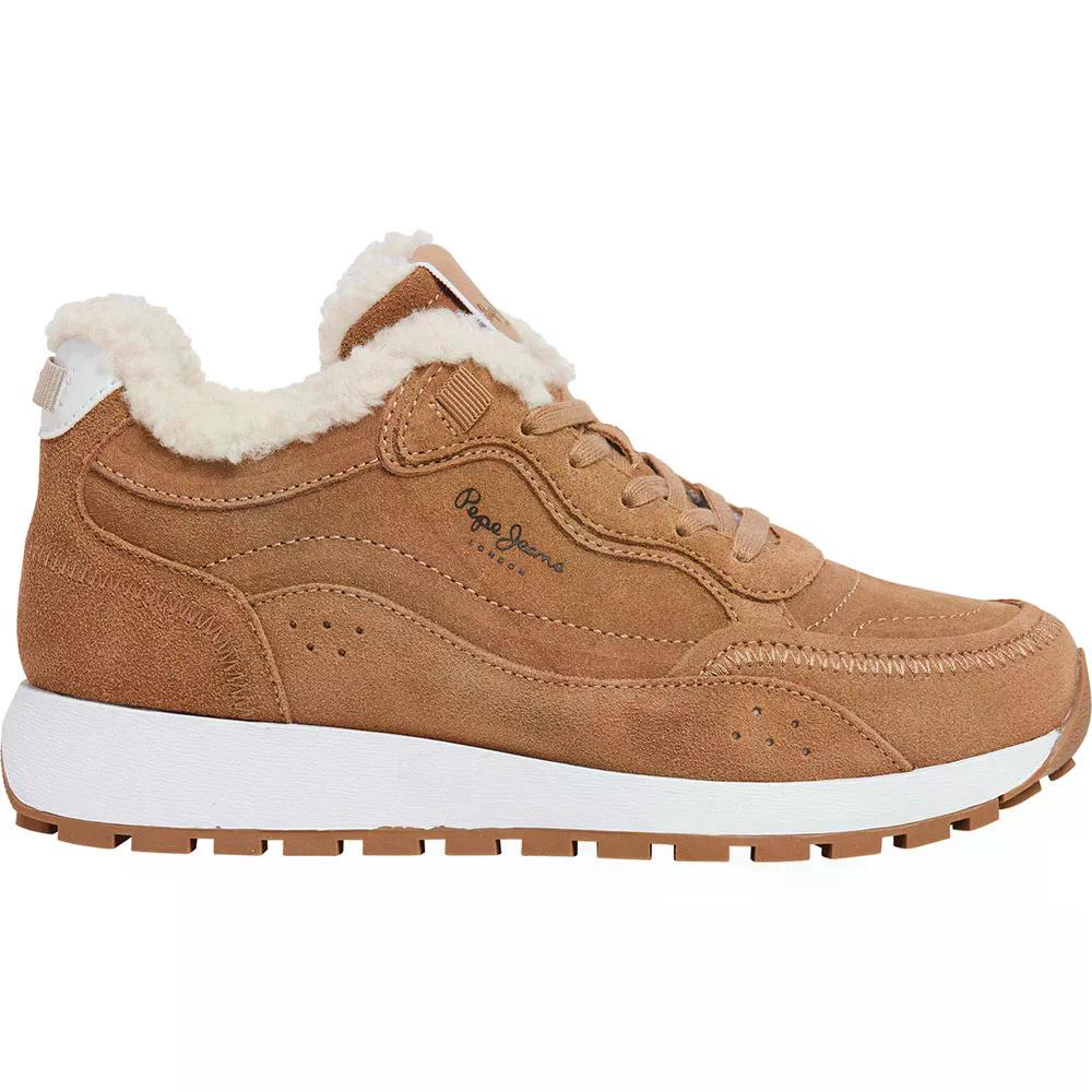 ペペ デニム ディーン 立ちはだかる スニーカー レディース （ NutBrown ） | PEPE JEANS Dean Block trainers Womens  [t]