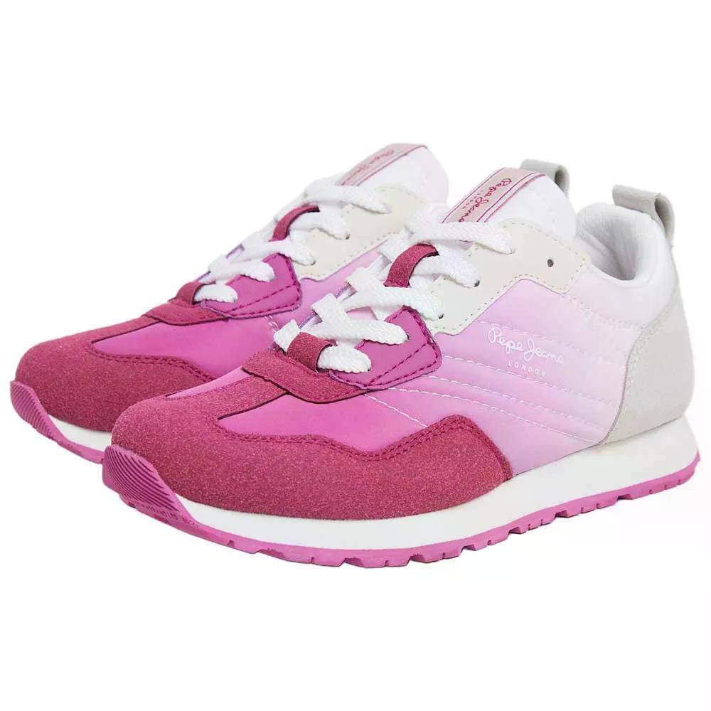 ペペ ジーンズ フォスター ハーフ G スニーカー 子ども用 （ Fuchsia ） | PEPE JEANS Foster Half G trainers Girls [t]