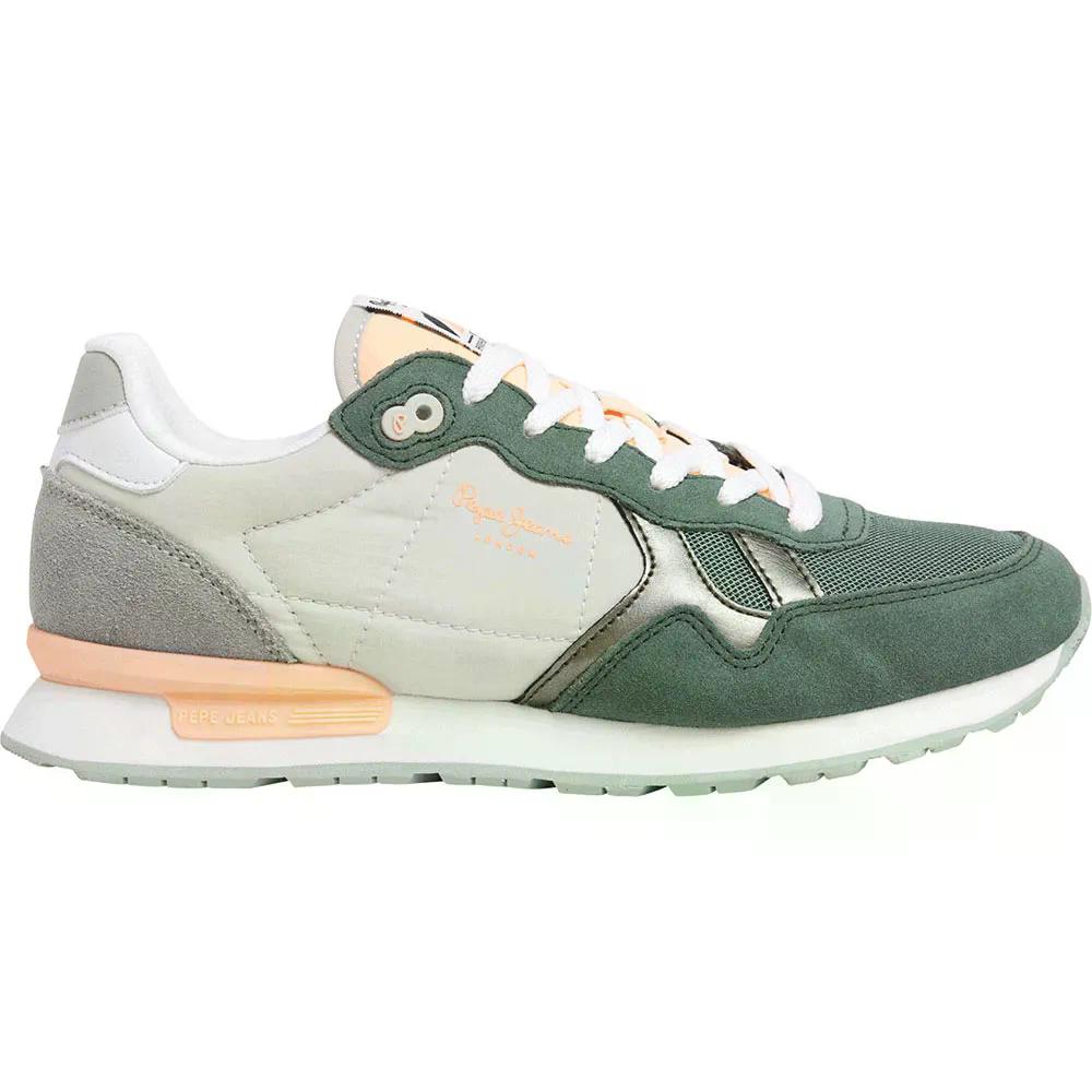 ペペ デニム ブリット 難民キャンプ スニーカー レディース （ CastingGreen ） | PEPE JEANS Brit Camp trainers Womens  [t]