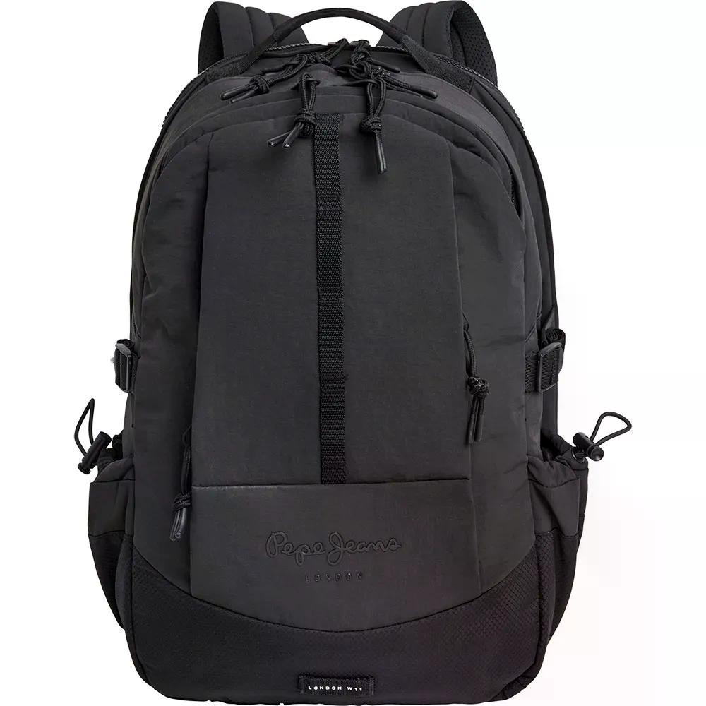 ペペ デニム ヘイデン ブリストル うしろ側容器に並べる （ Black ） | PEPE JEANS Hayden Bristol backpack  [t]