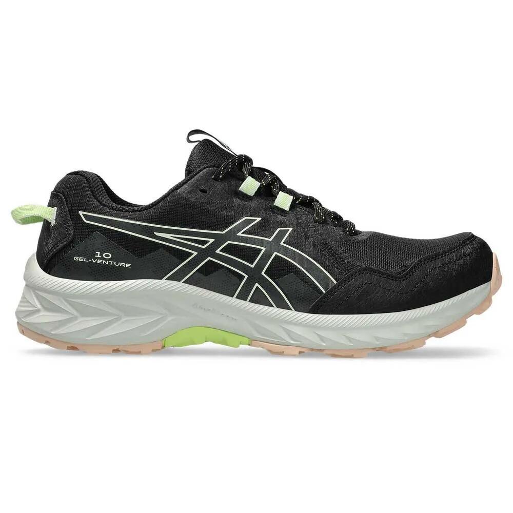 アシックス ゲル ベンチャー 10 トレイル ランニング シューズ レディース （ ブラック/ウィスパーグリーン ） （ Black/WhisperGreen ） | ASICS Gel Venture 10 trail running shoes Women´s （ Black/WhisperGreen ） [t]