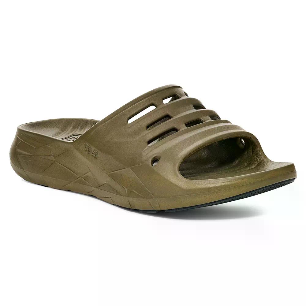 テバ ウルトラコンフ スライド サンダル （ DarkOlive ） | TEVA Ultra-Comf Slide Sandals [t]
