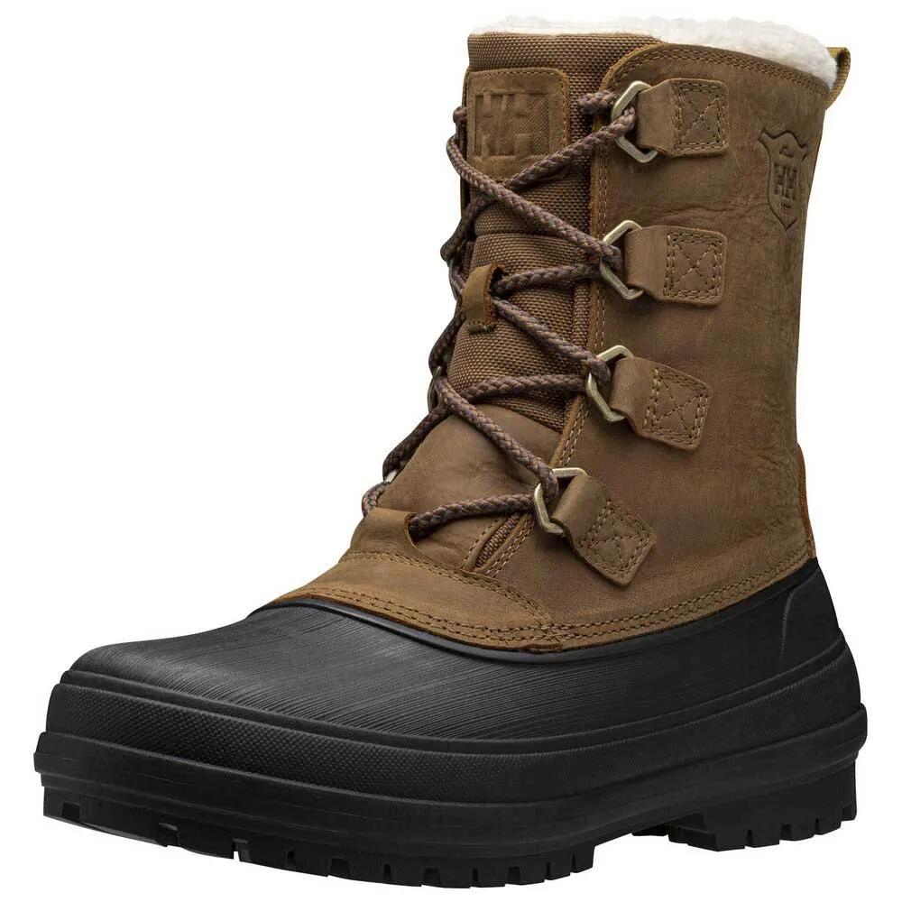ヘリーハンセンヴァランガー プリマ屋根裏部屋 スノーブーツ （ Bistre / Black ） | HELLY HANSEN Varanger Primaloft Snow Boots [t]
